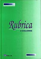 RUBRICA 30X21,5 cm. 2 COLONNE - DATA UFFICIO