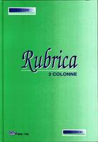 RUBRICA 30X21,5 cm. 2 COLONNE - DATA UFFICIO