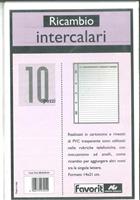 CONF. 10 INTERCALARI RIVESTITI DI PVC 15x21 - FAVORIT