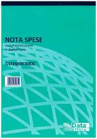 BLOCCO NOTA SPESE 21,5x14,8 cm. 2 COPIE - DATA UFFICIO
