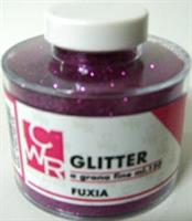 GLITTER A GRANA FINE 150 gr. COL. FUCSIA - CWR