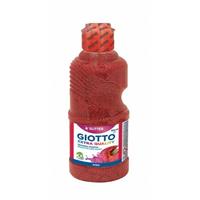 TEMPERA PRONTA GLITTER 250 ml. COL. ROSSO - GIOTTO