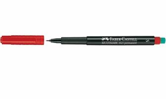 MULTIMARK PERMANENT PUNTA S COL. ROSSO - FABER CASTELL