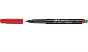 MULTIMARK PERMANENT PUNTA S COL. ROSSO - FABER CASTELL
