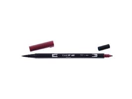 MARKER DUAL BRUSH PORT RED - TOMBOW