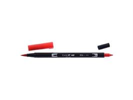 MARKER DUAL BRUSH CHINESE RED - TOMBOW