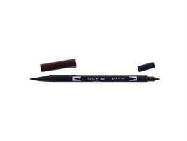 MARKER DUAL BRUSH BROWN - TOMBOW