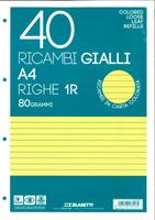 RICAMBI MAXI 40 ff. 80 gr. RIGATURA 1R COL. GIALLO - BLASETTI
