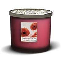 CANDELA 2 STOPPINI 230g  CAREZZA D'AMORE - HEART & HOME