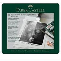 SET PITT GRAPHITE MATT & CASTELL 9000 - FABER CASTELL
