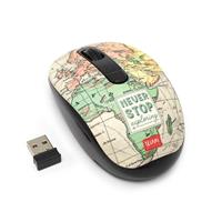 MOUSE WIRELESS CON RICEVITORE USB TEMA TRAVEL - LEGAMI