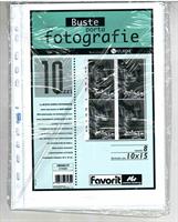 CONF. 10 BUSTE PORTA FOTOGRAFIE 10x15 cm. - FAVORIT