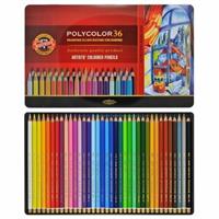 SCATOLA METALLO 36 MATITE POLYCOLOR - KOH-I-NOOR