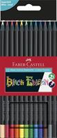 SCATOLA 12 PASTELLI BLACK EDITION - FABER CASTELL