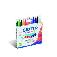 SCATOLA 12 PASTELLI CERA MAXI - GIOTTO