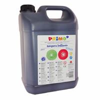 TANICA 5 lt TEMPERA BRILLANTE COL. NERO - PRIMO
