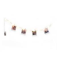 FILO DI LUCINE IN RAME CON CLIP PORTAFOTO - LEGAMI