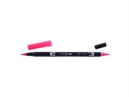 MARKER DUAL BRUSH RHODAMINE RED - TOMBOW