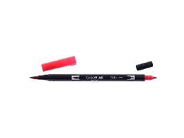 MARKER DUAL BRUSH RUBINE RED - TOMBOW