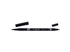 MARKER DUAL BRUSH BLACK - TOMBOW