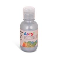 TEMPERA ACRILICA FINE DA 125 ml COL. ARGENTO - PRIMO