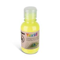 COLORE PER TESSUTO IN BOTTIGLIA DA 125 ml. COL. GIALLO FLUO - PRIMO
