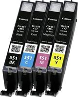 CARTUCCIA CANON CLI 551 COL. CIANO COMPATIBILE