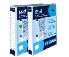 CARTELLA AD ANELLI PERSONALIZZABILE DUAL POCKET Ø 50 - ERGO