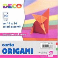 CONF. 20 ff. CARTA ORIGAMI 14x14 COL. ASSORTITI - CWR