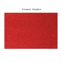 FOGLIO FOAM EVA GLITTER 40x60 COL. ROSSO - WILER