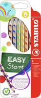 SCATOLA 6 PASTELLI EASY START PER MANCINI - STABILO