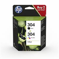 MULTIPACK 304 NERO/COLORE ORIGINALE - HP