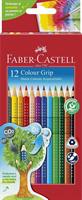 SCATOLA 12 PASTELLI GRIP ACQUERELLABILI - FABER CASTELL