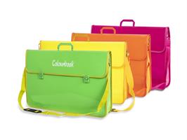 VALIGETTA PPL FLUO 39x58 cm. CON TRACOLLA - COLOURBOOK