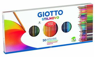 SCATOLA 50 PASTELLI STILNOVO PUNTA 3,3 + TEMPERAMATITE - GIOTTO