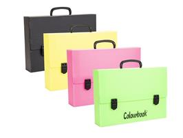 CARTELLA POLIONDA 38x27x8 BLACK-FLUO - COLOURBOOK