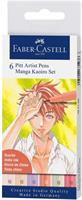 CONF. 6 PENNARELLI MANGA SET KAOIRO - FABER CASTELL