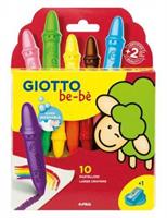 SCATOLA 10 SUPERPASTELLONI A CERA BE-BE' - GIOTTO