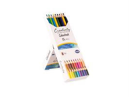 SCATOLA 18 PASTELLI ARTIST GRADE COLOURED PENCILS - COLOURBOOK