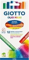 SCATOLA 12 PASTELLI OLIO MAXI - GIOTTO