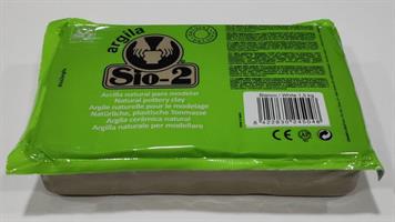 ARGILLA NATURALE 100% PANETTO 1,5 kg. COL. BIANCO - CWR