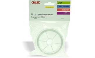 FILO NYLON mm 0,50 - ROCCHETTO mt 100 - WILER