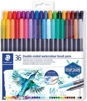 SCATOLA 36 PENNARELLI DUAL BRUSH ACQUERELLABILI - STAEDTLER