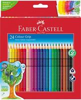 SCATOLA 24 PASTELLI ACQUERELLABILI GRIP - FABER CASTELL