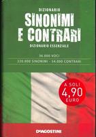 SINONIMI E CONTRARI DIZIONARIO ESSENZIALE - DE AGOSTINI