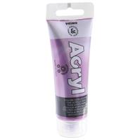 COLORE ACRILICO METAL FINE IN TUBETTO 75 ml COL. VIOLA ROSSO - PRIMO