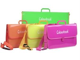 VALIGETTA PPL FLUO 28x39 CON TRACOLLA - COLOURBOOK