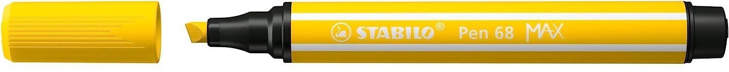 PENNARELLO A SCAPELLO MAX 768/24 COL. GIALLO LIMONE - STABILO