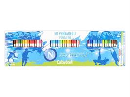 SCATOLA 50 PENNERELLI LAVABILE SSC NAPOLI - COLOURBOOK