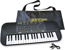 PIANOLA TASTIERA DIGITALE SYSTEM5 37 TASTI CON CUSTODIA - BONTEMPI
